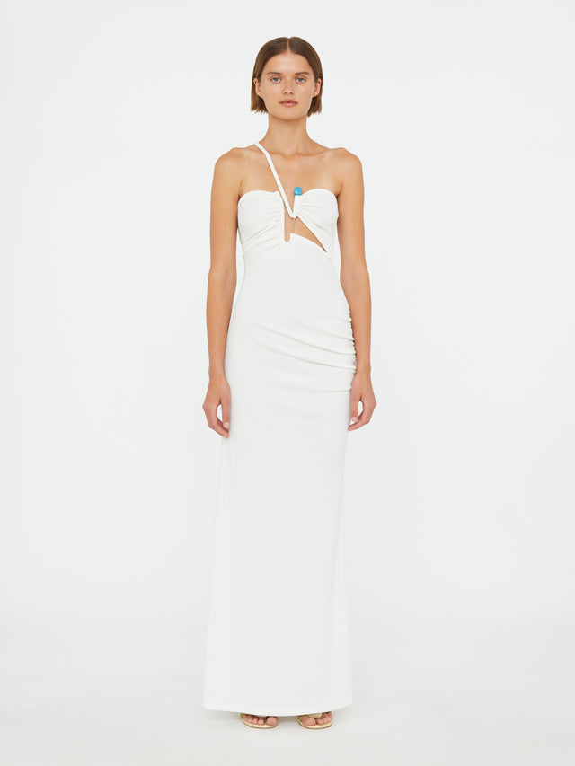 Crystal Pin Cutaway Cami Dress