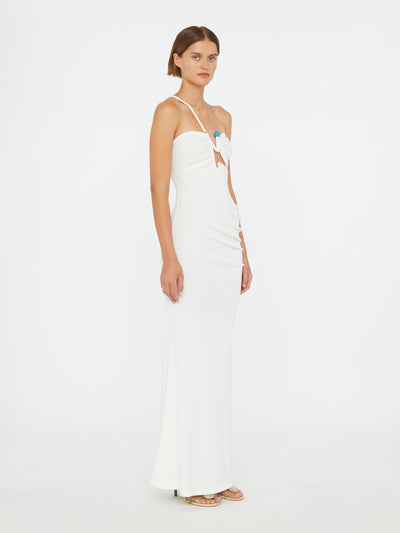 Crystal Pin Cutaway Cami Dress