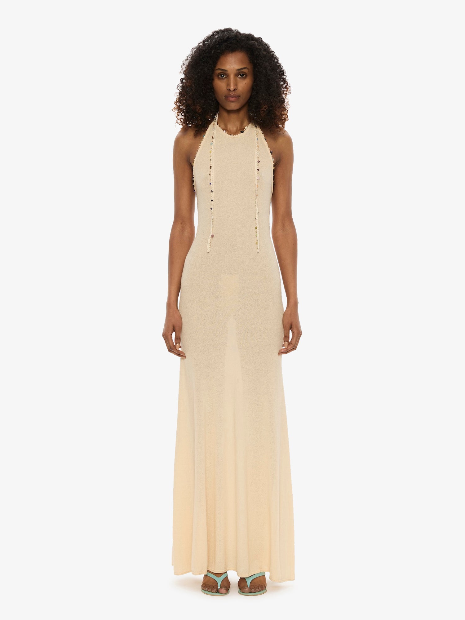 Beach Quartz Halter Dress