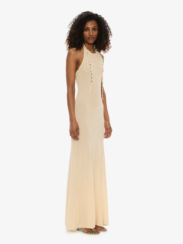 Beach Quartz Halter Dress