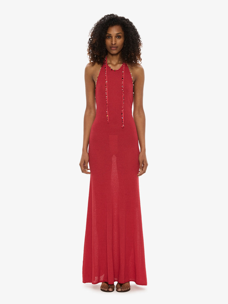 bezel quartz halter dress Christopher Esber Bezel Quartz Asymmetric Halter Top In Black