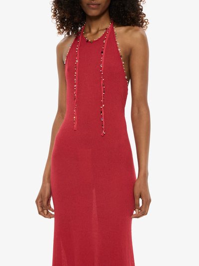 Beach Quartz Halter Dress