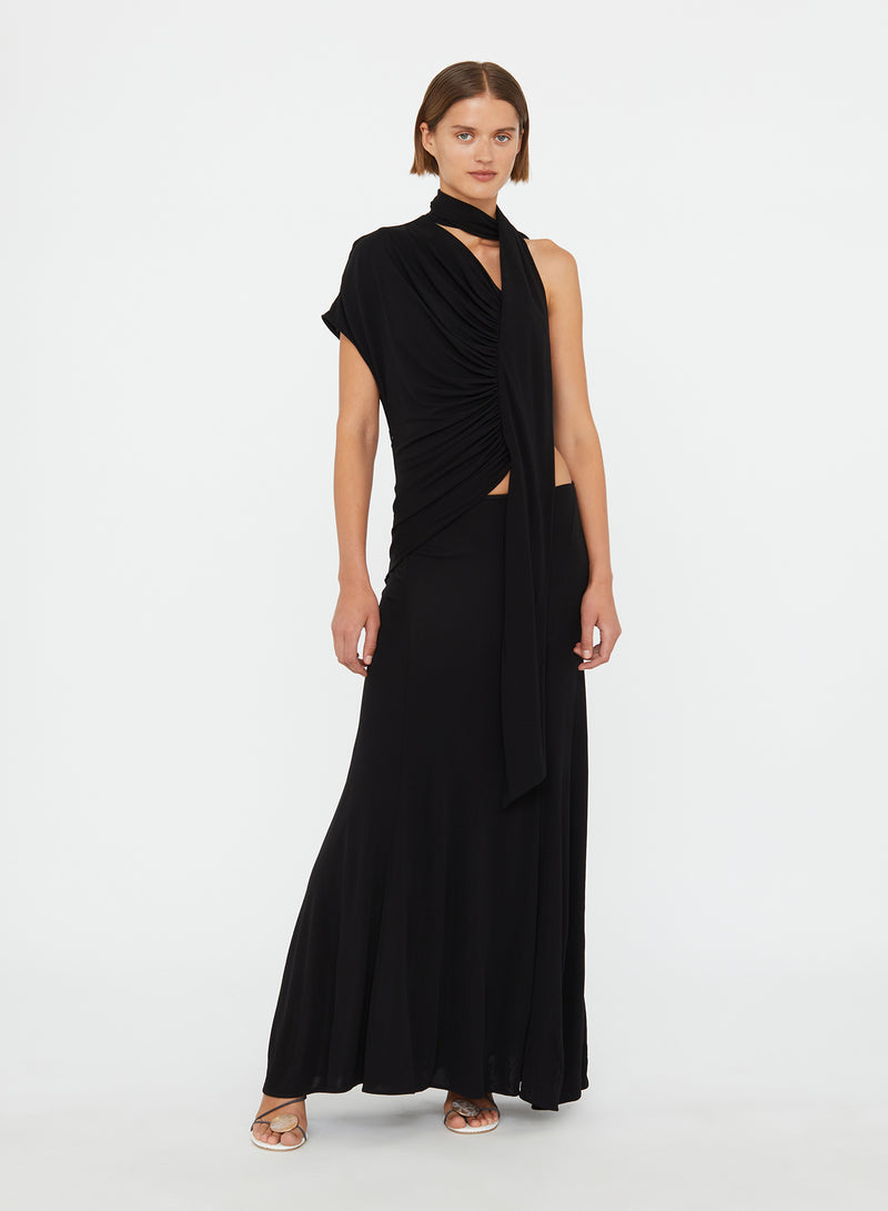 Vienna Jersey Scarf Dress - Image 4