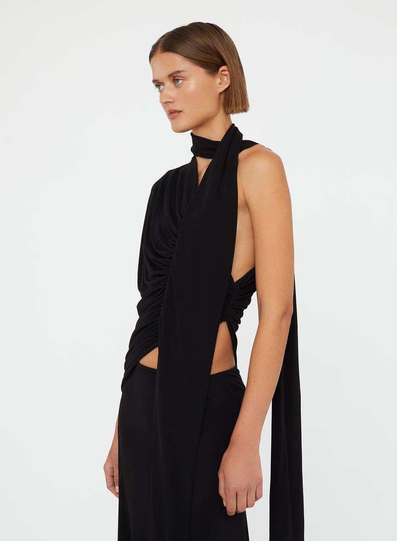 Vienna Jersey Scarf Dress - Image 2