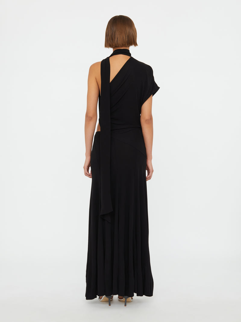 Vienna Jersey Scarf Dress - Image 5