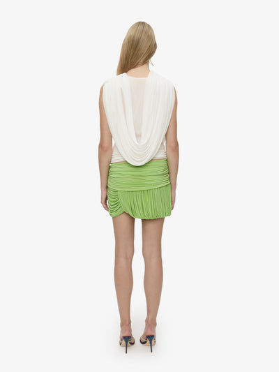 Beach Glass Bubble Mini Skirt