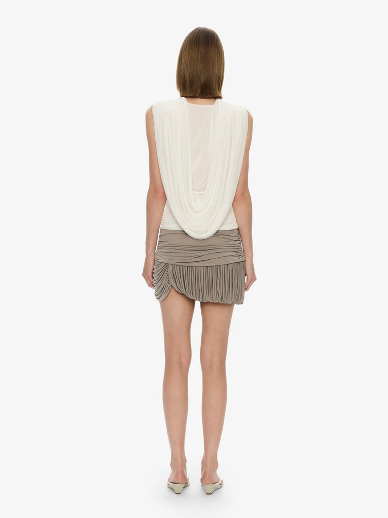 Beach Glass Bubble Mini Skirt - Image 3