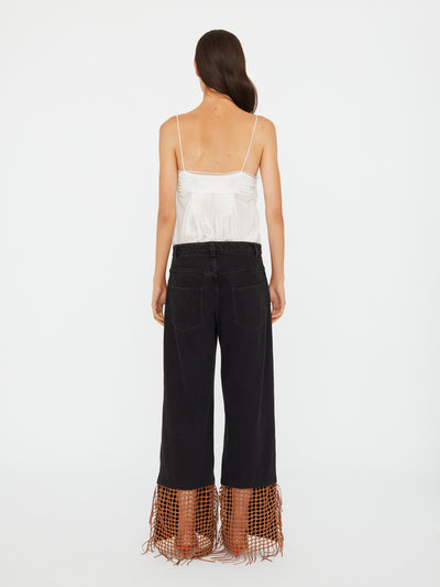 Basket Leather Jean