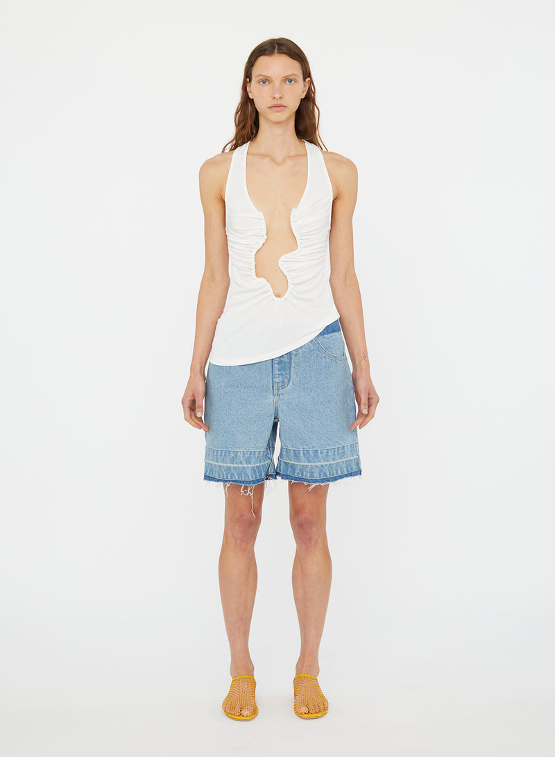 Deconstruct Denim Short - Image 1