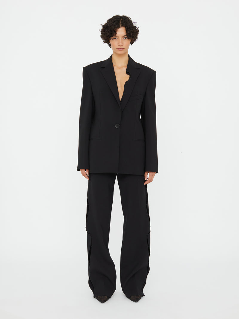 Bitten Wool Blazer - Image 3