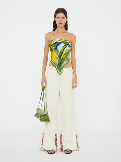 Acidic Floral Silk Scarf