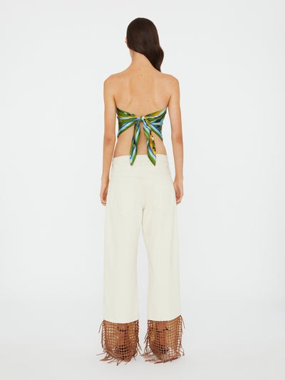 Acidic Floral Silk Scarf