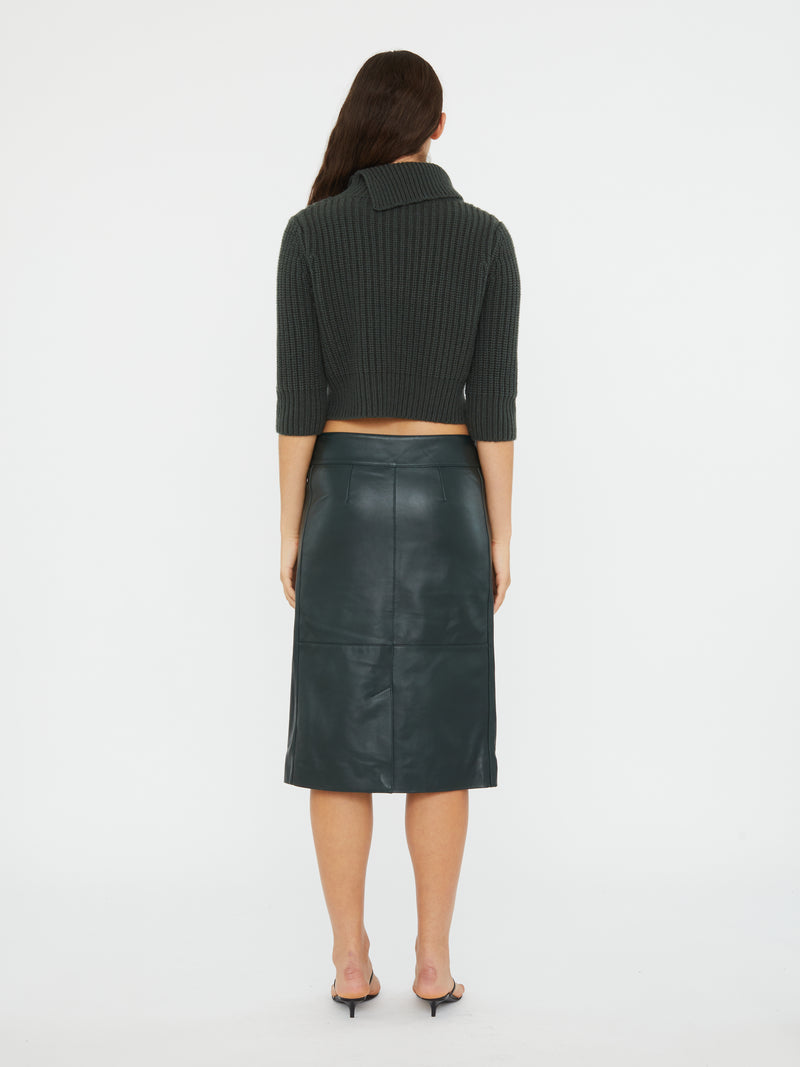 Eddie Leather Skirt - Image 5