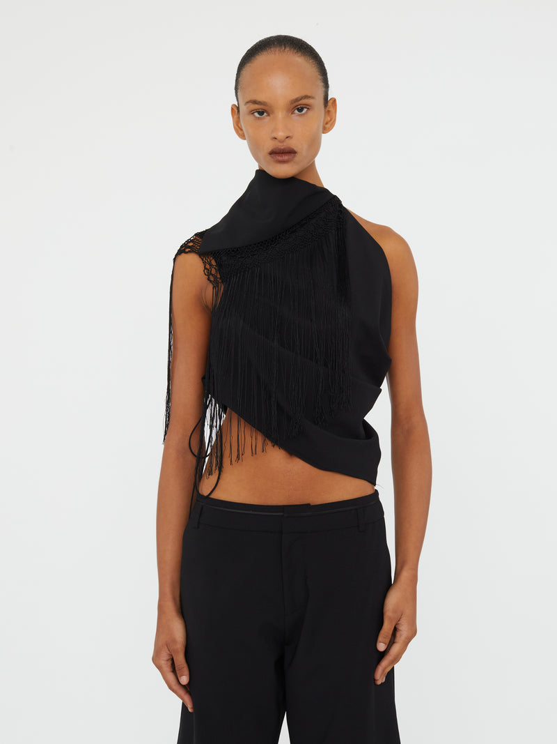 Unravel Macrame Wrap Top - Image 1