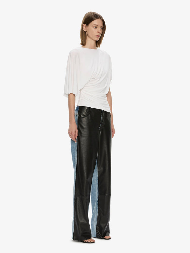 Fluted Jersey Top