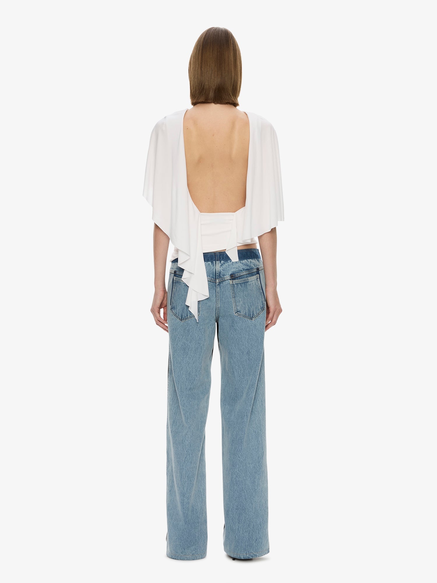 Fluted Jersey Top