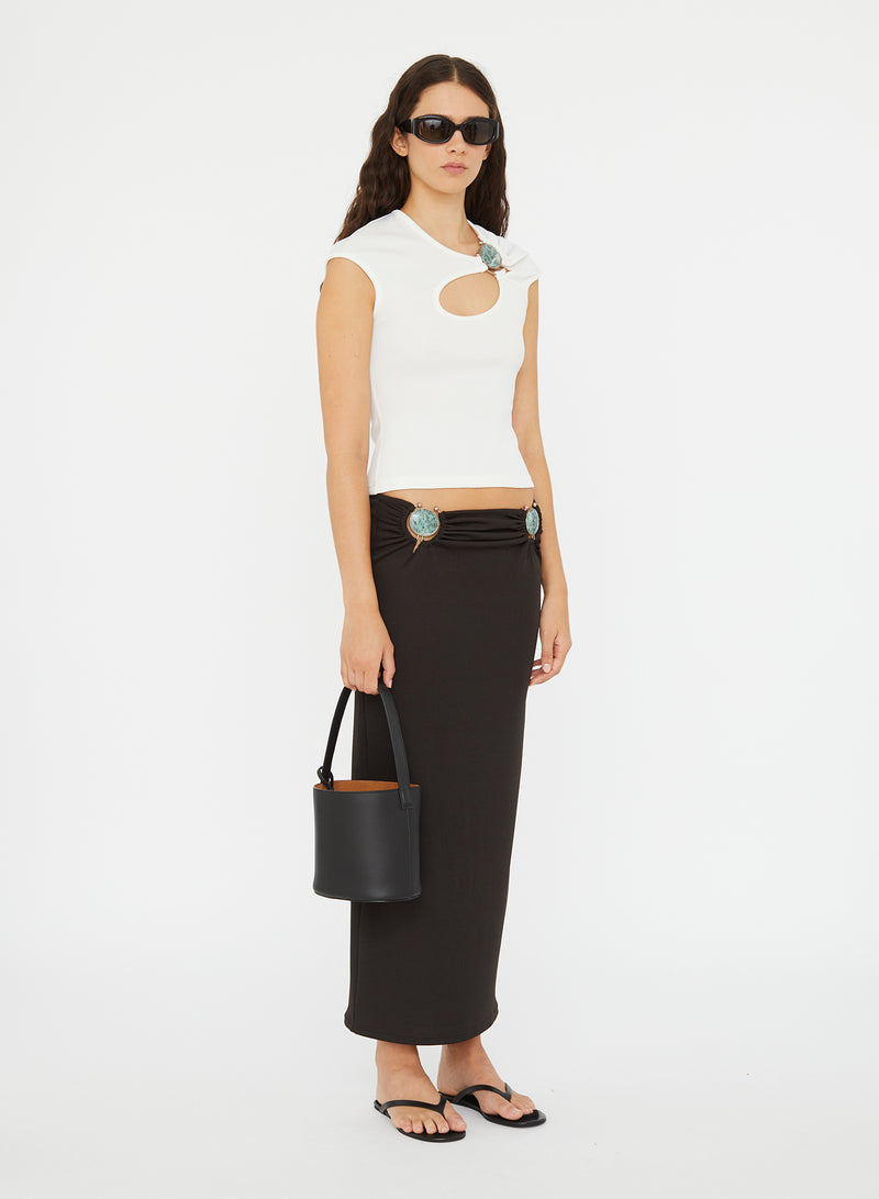 Mineral Stone Ruched Skirt - Image 3