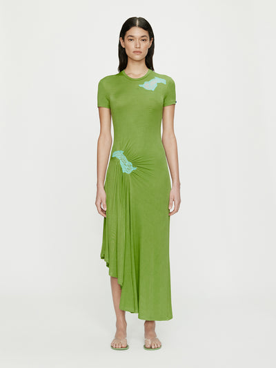 Delphin Lace Rib Tee Dress