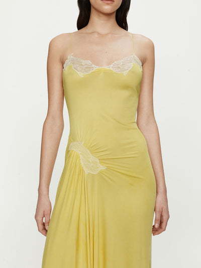 Delphin Lace Rib Cami Dress