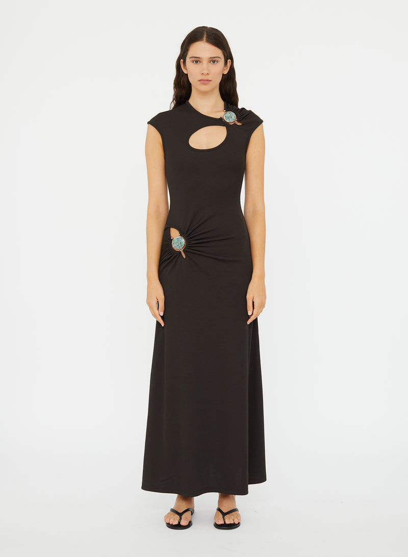 Mineral Stone Hollow Tee Dress - Image 1