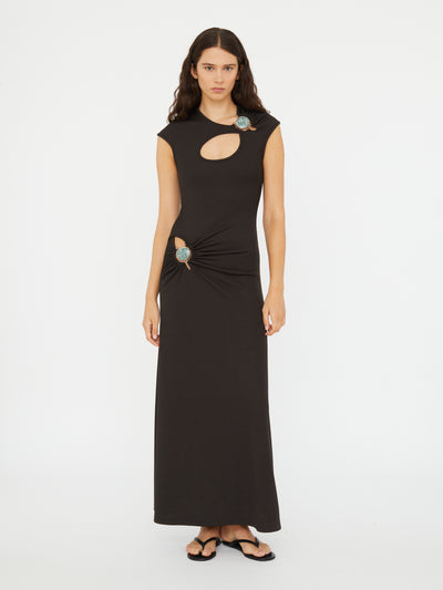 Mineral Stone Hollow Tee Dress
