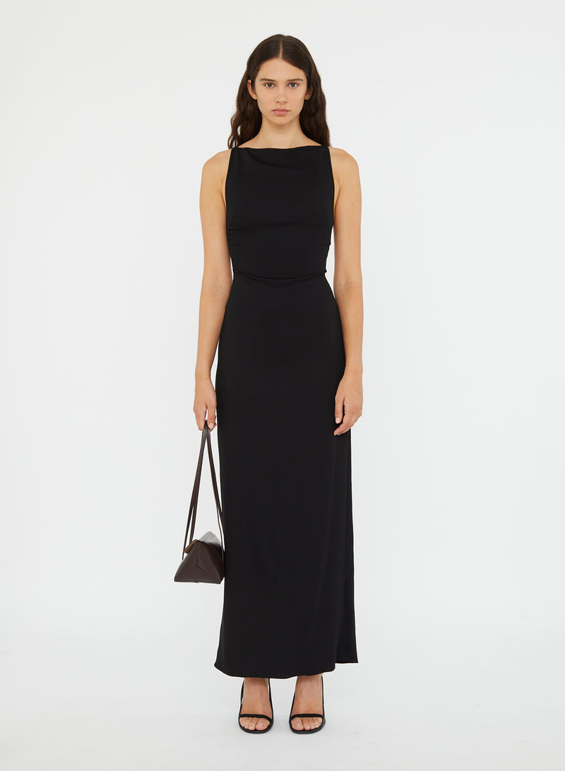 Apron Macrame Knot Back Dress - Image 1