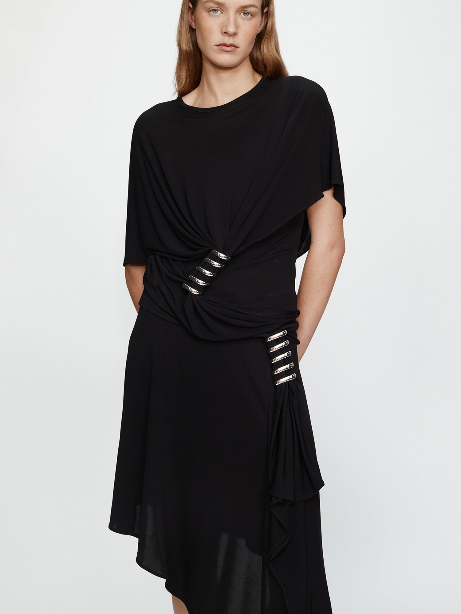 Coiled Jersey Skirt