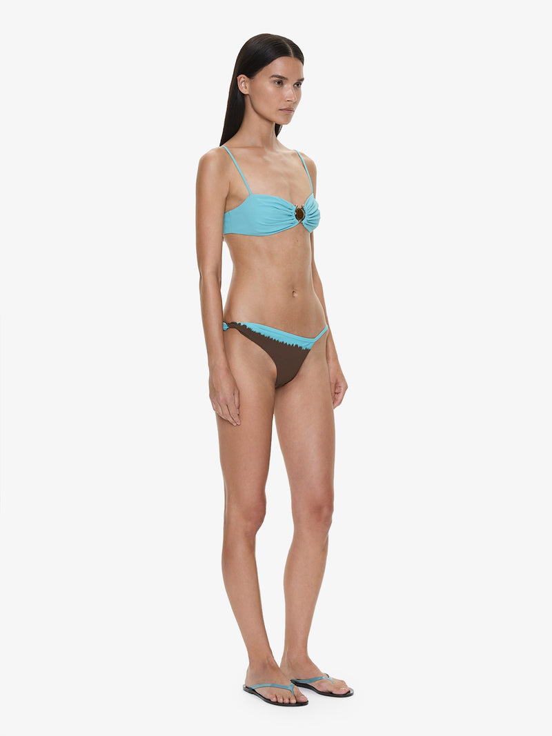 Mineral Stone Ruched Bikini Top - Image 3