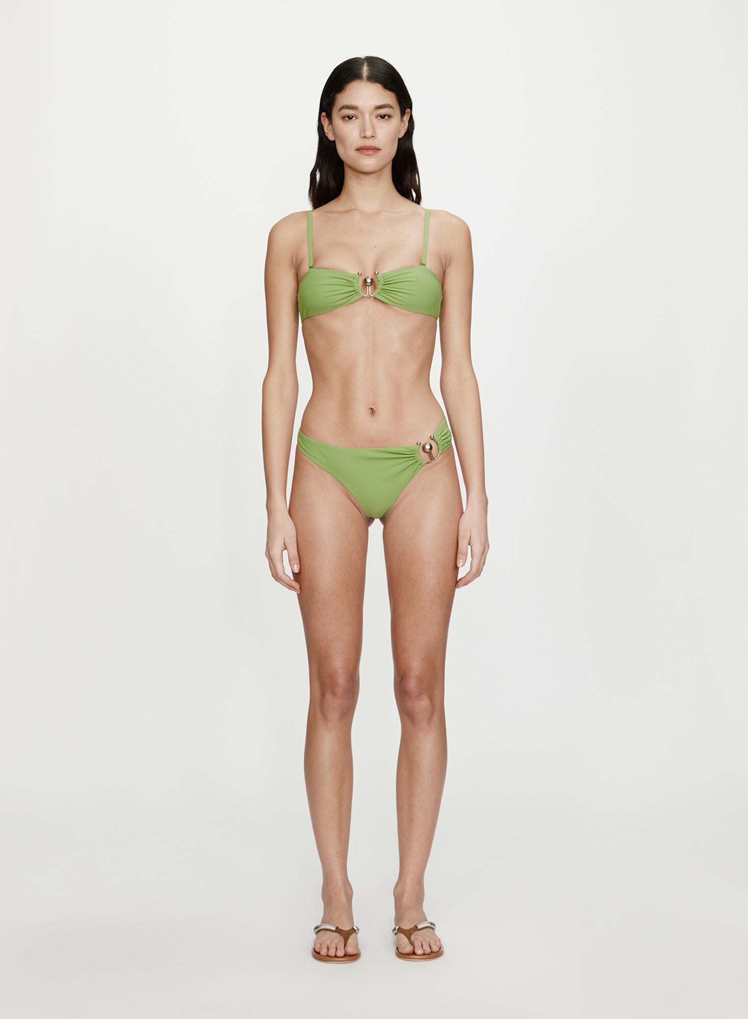 Orbit Side Ruched High Brief