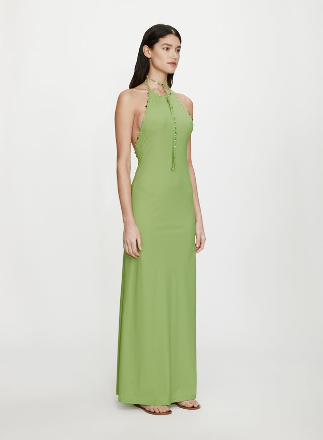 Beach Quartz Halter Lycra Dress