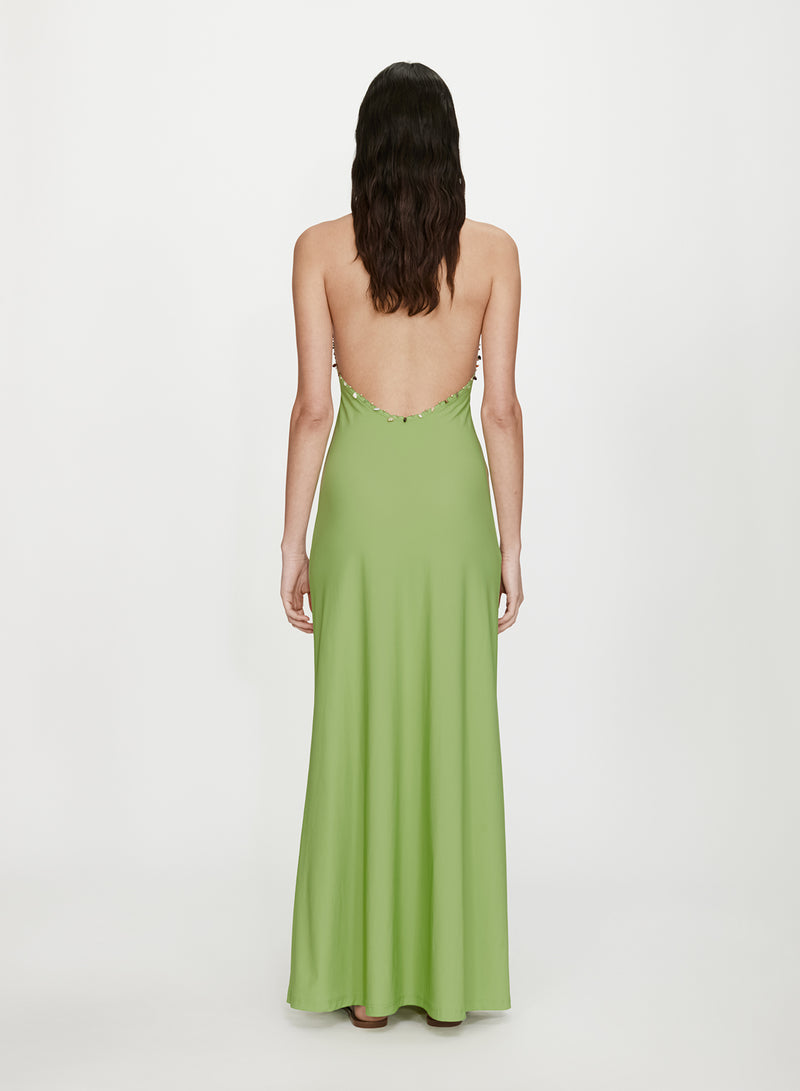 Beach Quartz Halter Lycra Dress - Image 4