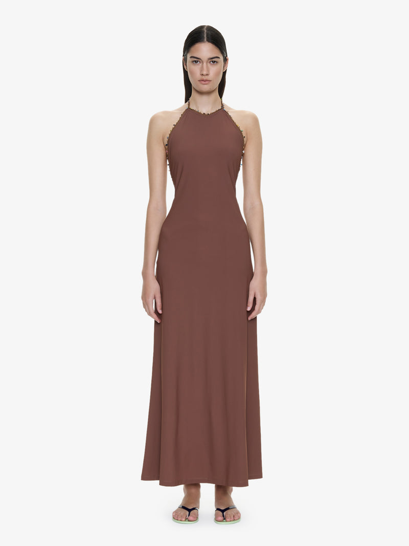 Beach Quartz Halter Lycra Dress - Image 1