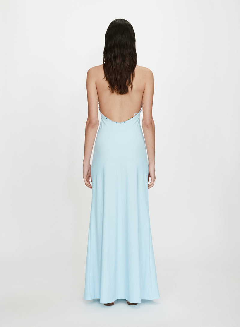 Beach Quartz Halter Lycra Dress - Image 4