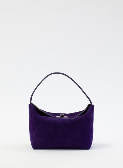Turnlock Suede Mini Bag