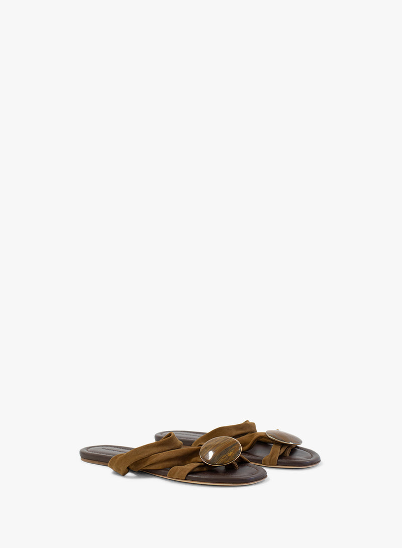 Doma Stoned Crossover Suede Flat - Image 2