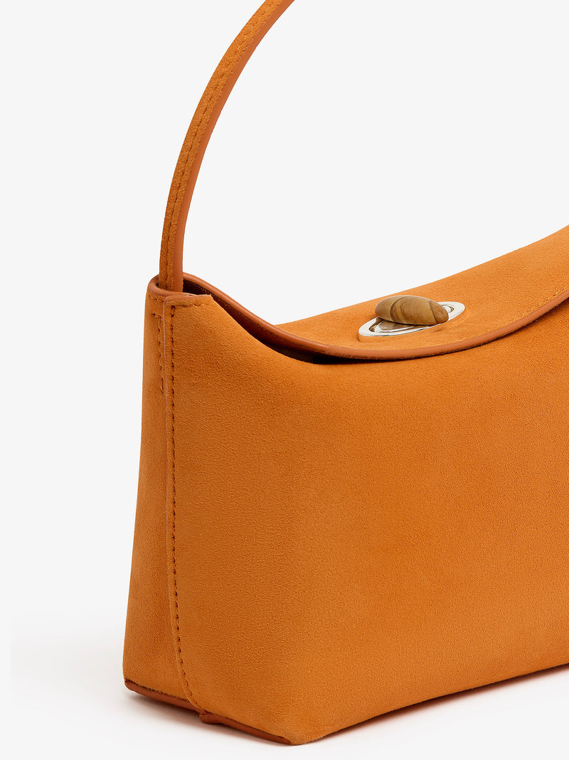 Turnlock Suede Mini Bag - Image 2