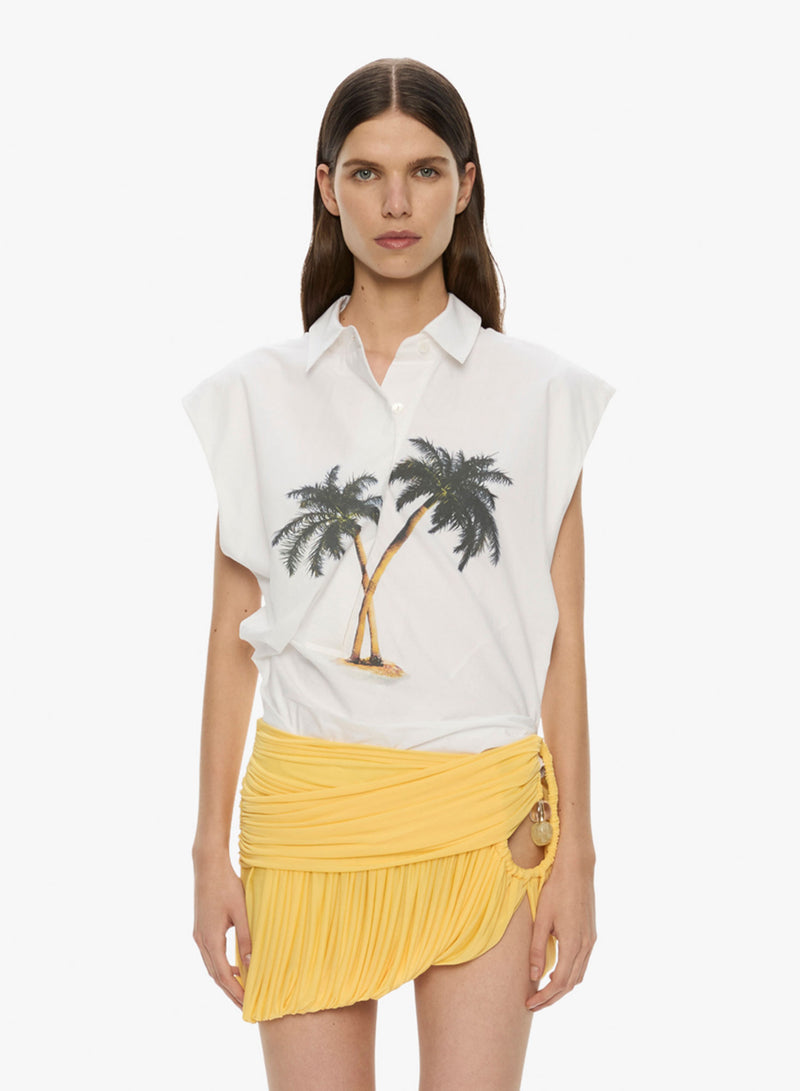 Mirage Palm Tornado Sleeveless Shirt - Image 1