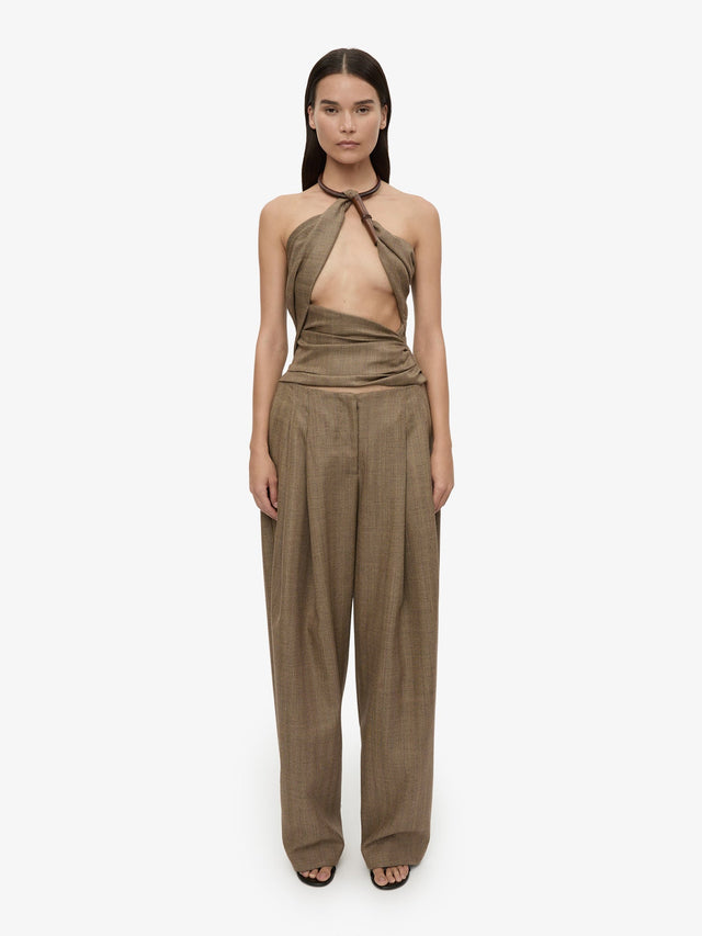Plinth Herringbone Trouser