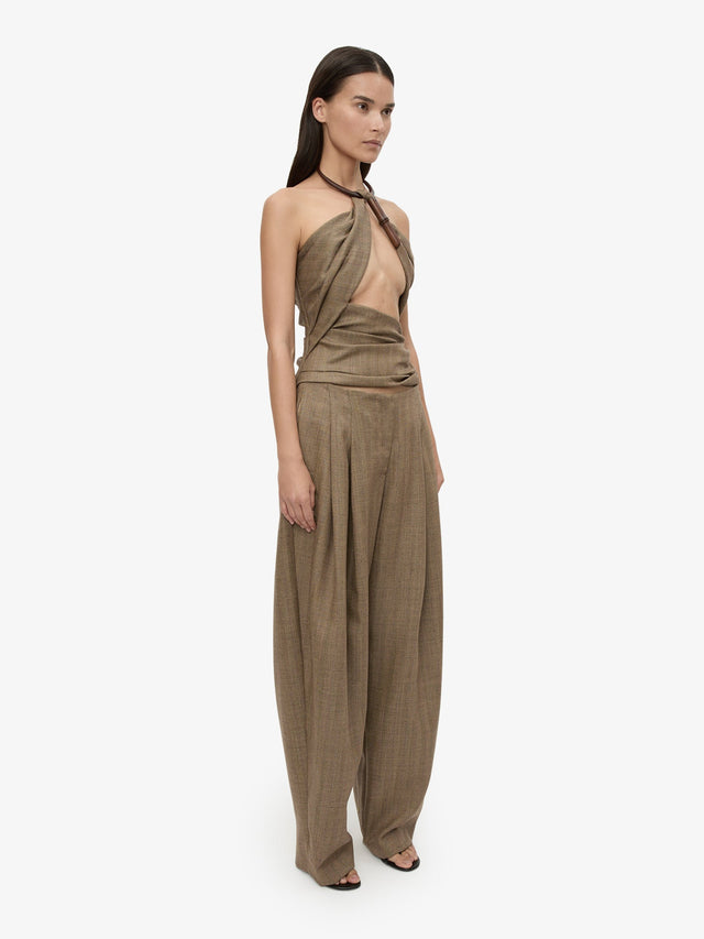 Plinth Herringbone Trouser