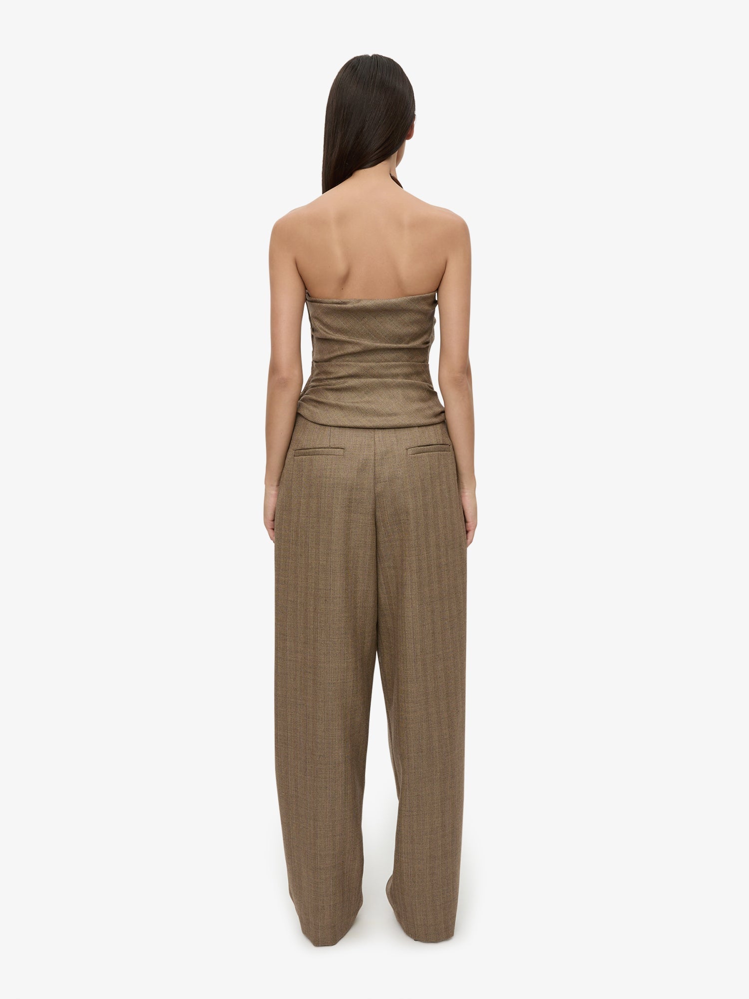 Plinth Herringbone Trouser