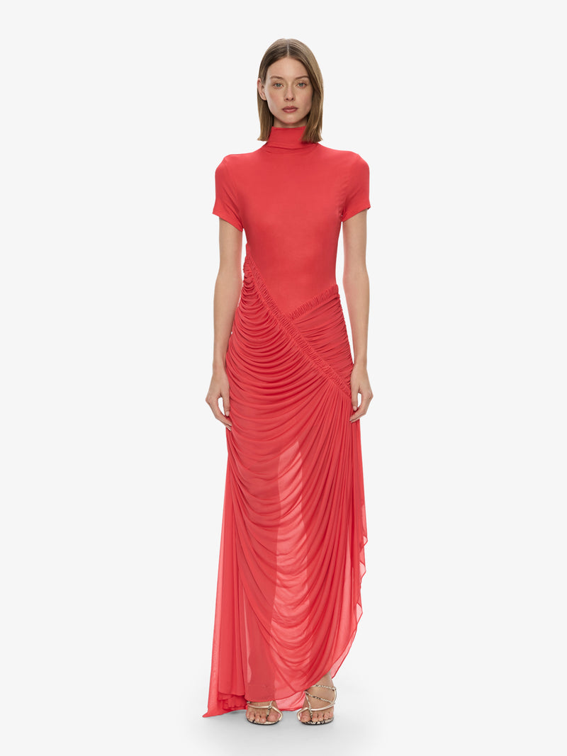 Fusion Ruched Ripple Dress - Image 1