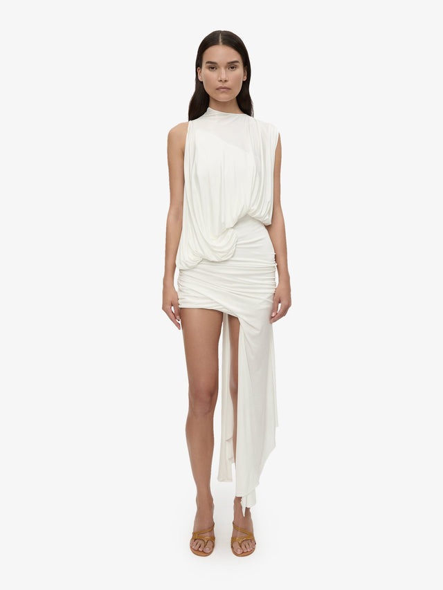 Cumulus Tucked Mini Dress