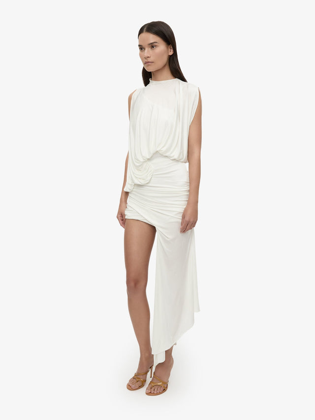 Cumulus Tucked Mini Dress