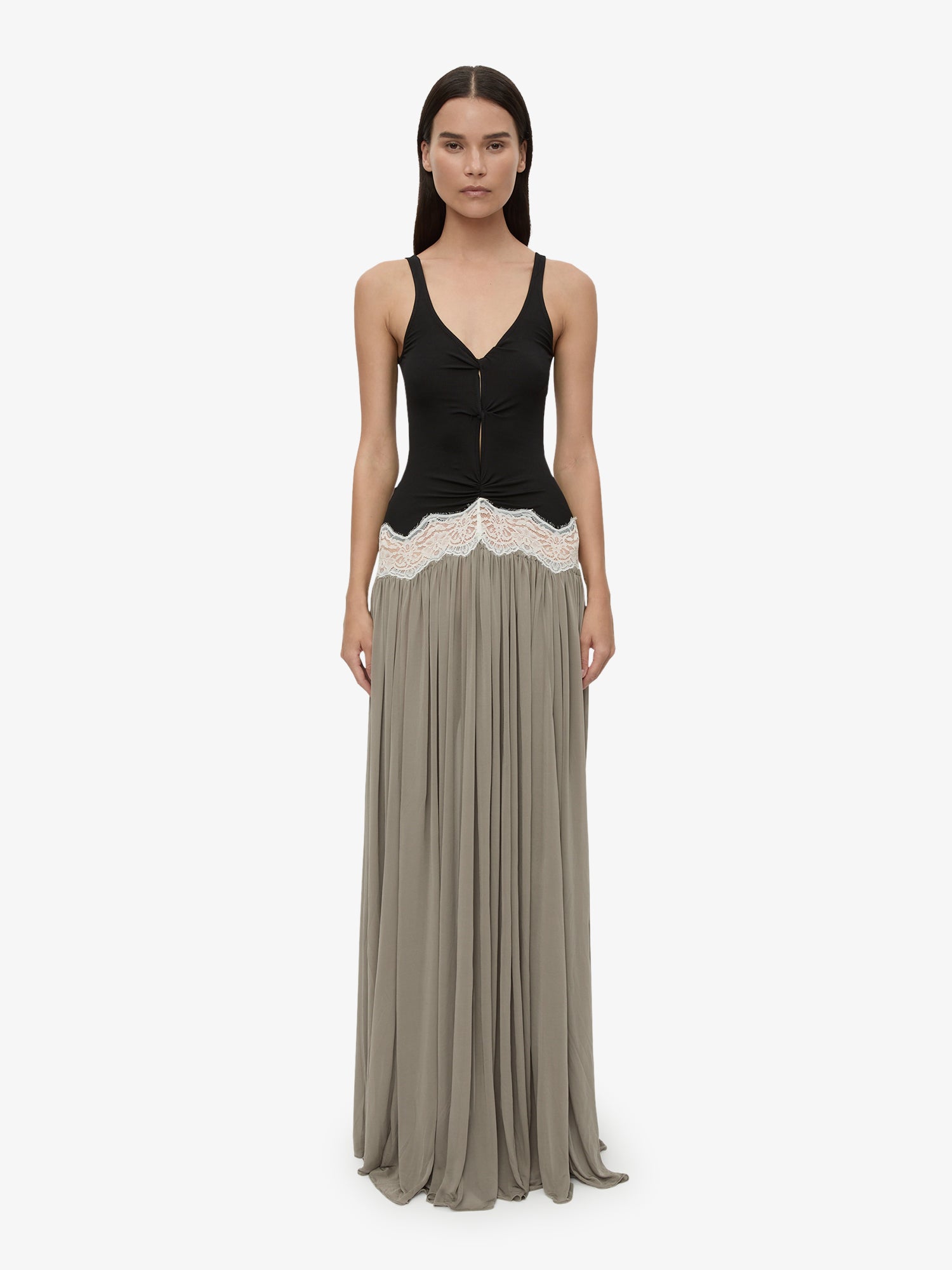 Open Twist Verner Lace Tank Dress