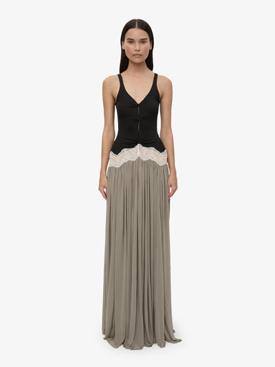 Open Twist Verner Lace Tank Dress