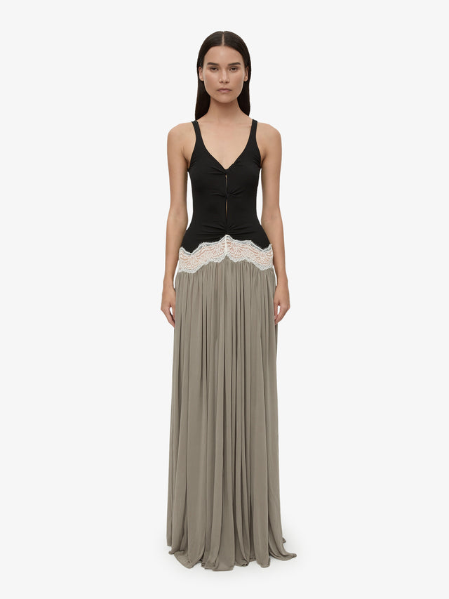 Open Twist Verner Lace Tank Dress