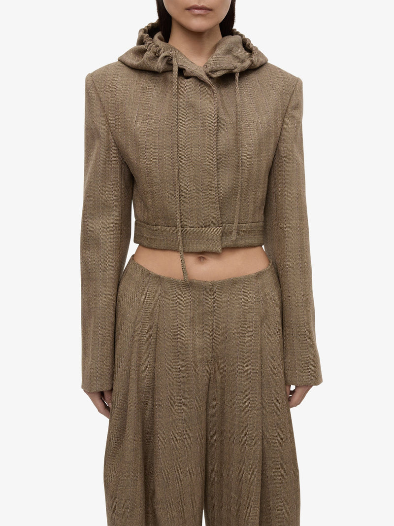 Plinth Herringbone Hoodie - Image 5