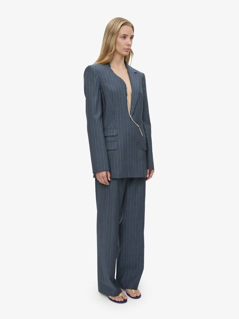 Torrent Pinstripe Blazer - Image 3