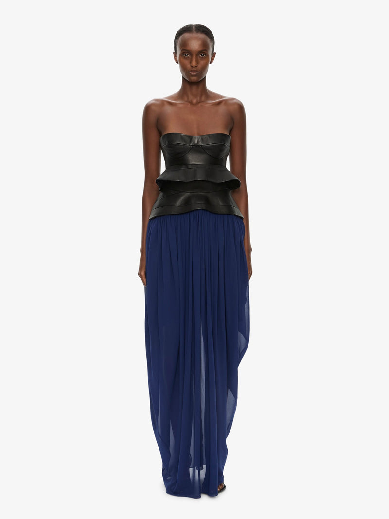 Bellona Moulded Leather Belted Skirt - Image 1