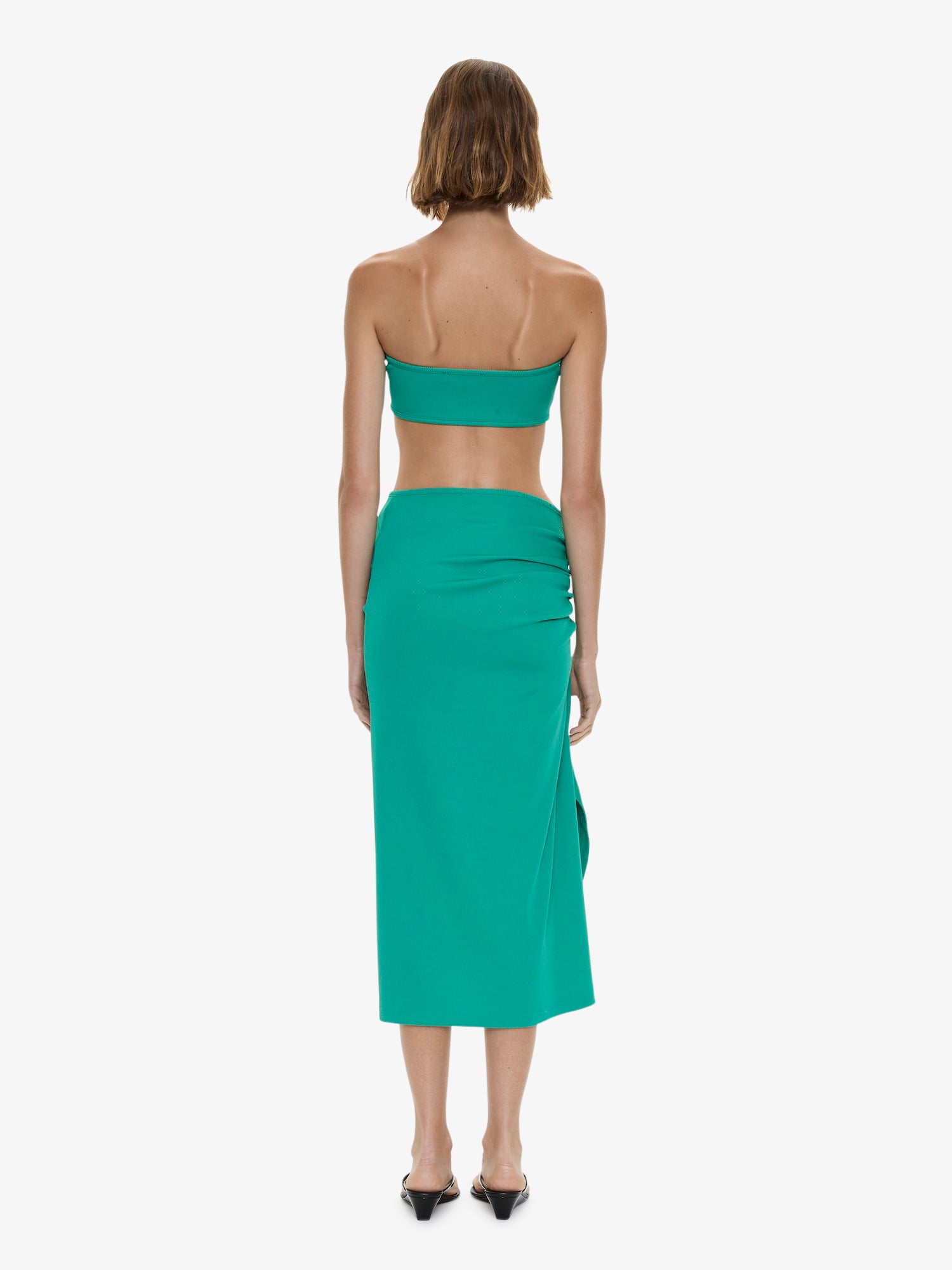 Droplet Crystal Clasp Cascade Skirt
